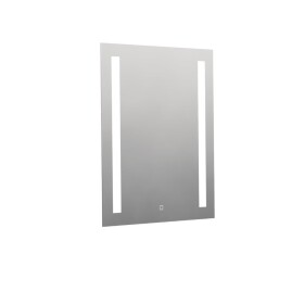 Naturel - Hranaté zrcadlo 60x70 cm s LED osvětlením, topná fólie, senzor s nastavitelnou teplotou 2700-6500K, IP44 ZIL6070TLEDS ZIL6070TLEDS