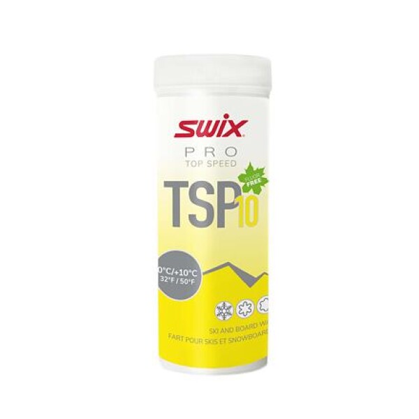 Swix TSP10 Top Speed práškový skluzný vosk