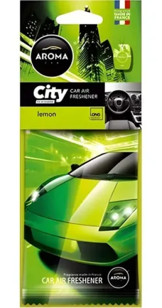 Aroma Car City Lemon / Osvěžovač vzduchu do auta / vůně citron