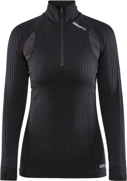 Běžecké tričko CRAFT Active Extreme X Zip - černá Velikost textilu: XL