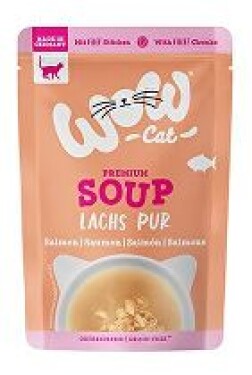 WOW Cat kapsa Adult Soup lososová polévka 40g