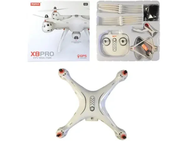 MaDe 04006 - Syma Dron na dálkové ovládání, bílá