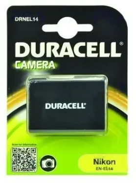 Rozbaleno - DURACELL Baterie - DRNEL14 pro Nikon EN-EL14 / černá / 950 mAh / 7.4V / rozbaleno (DRNEL14. rozbaleno)