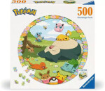 Kruhové puzzle: Roztomilí Pokémoni