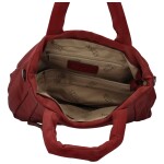 Trendy dámská koženková kabelka do ruky Pelagie, vínová