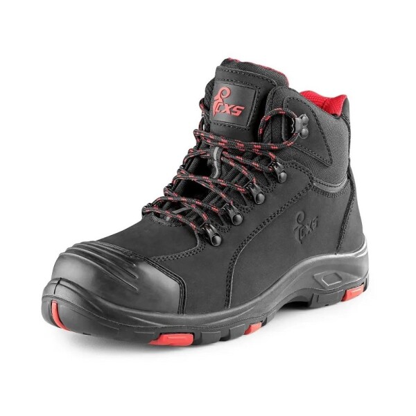 Obuv DIORIT kotníková CXS ROCK 02 černo-červená 41 černo-červená