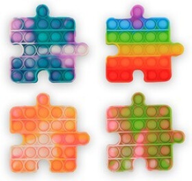 Pop it hra puzzle duhové - Alltoys Kass