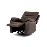 TV a relaxační křeslo s elektrickým ovládáním, potah hnědá látka v dekoru vintage, 1 motor 240V