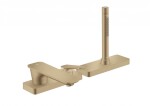 AXOR - Citterio C Baterie na okraj vany, 3-otvorová instalace, kartáčovaný bronz 49430140