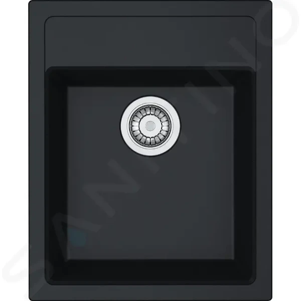Franke Tectonitový dřez SID 610-40, 43x53 cm, černá 114.0503.041