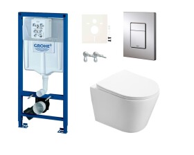 Cenově zvýhodněný závěsný WC set Grohe do lehkých stěn / předstěnová montáž + WC SAT Infinitio SIKOGRSIN1S SIKOGRSIN1S