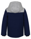 Chlapecká voděodolná zimní bunda Hannah Kinam JR II estate blue/light gray mel