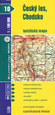 1:100T (10)-Český les,Chodsko (turistická mapa)