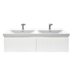 Koupelnová skříňka s umyvadlem SAT Evolution 118x30x44,8 cm bílá mat SATEVO120WMU4BA SATEVO120WMU4BA