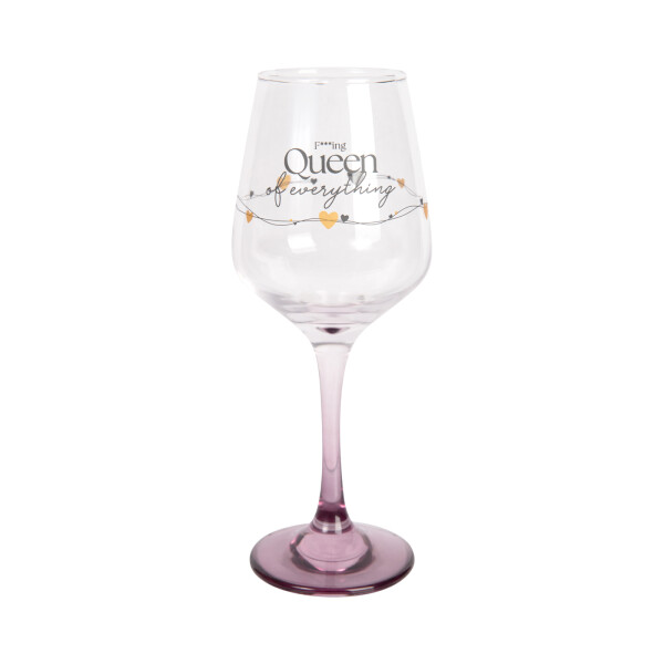 Sklenice na víno 330 ml - Queen of everything - Albi