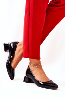 Lakované lodičky Lewski 3118 Černé 35