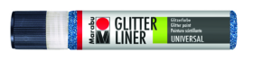 Glitter liner Marabu 25 ml - modrá safír 594