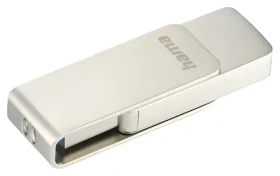Hama Rotate Pro stříbrná / USB flash disk / USB 3.0 / 256 GB / 100 MB/s