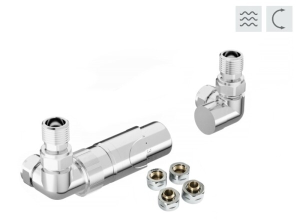 HOPA - PRIME-SADA, universální rohový ventil - Barva - Chrom RDPRIMESADAC