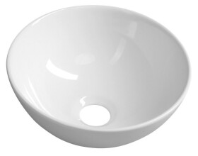 SAPHO - ASTER keramické umývátko na desku, Ø 28cm, bílá AR499