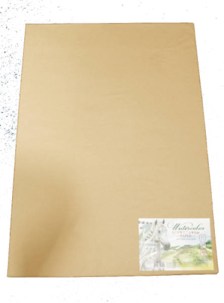 Umělecké papíry Fresh na malování, strukturované, formát A1, 20listů, 200g, profi série