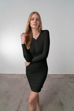 Vamp - Dámské pohodlné šaty - Brianne BLACK PIRATE XL 17173 - Vamp