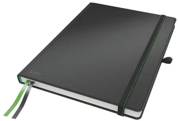 LEITZ Zápisník Complete černá / A4 / Čtverečkovaný / 96 g/m2 (44710095)