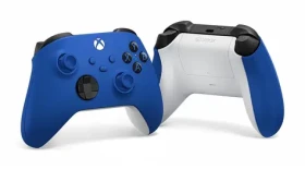 Microsoft Xbox Series ovladač Shock Blue / Ovladač / Bluetooth / AA baterie / výdrž 40 h (EP2-29940)