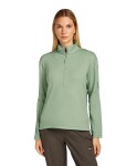 ICEBREAKER Wmns 360 Realfleece Elemental LS Half Zip, Seaglass (vzorek) velikost: S