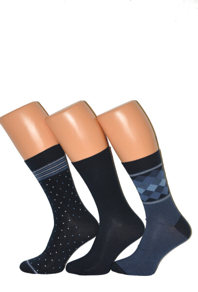Pánské ponožky Cornette Premium A'3 tmavě modrá