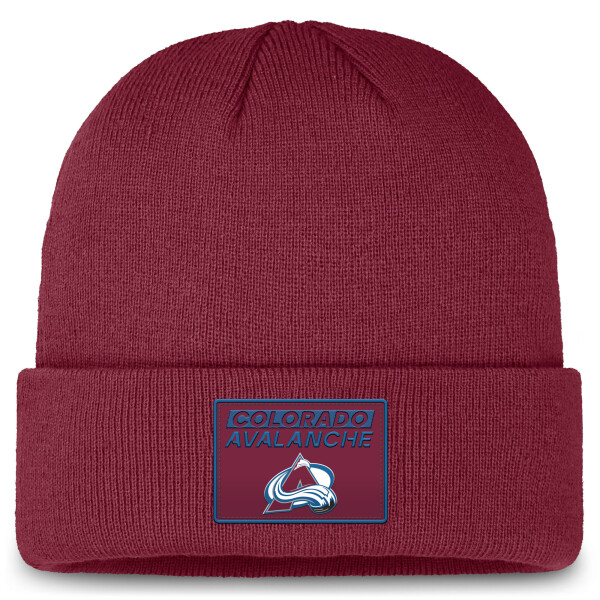 Fanatics Pánská zimní čepice Colorado Avalanche NHL Authentic Pro Rink Prime Cuffed Beanie