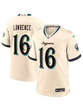 Nike Pánský dres Jacksonville Jaguars NFL Trevor Lawrence #16 2026 Rivalries Game Natural Velikost: XL