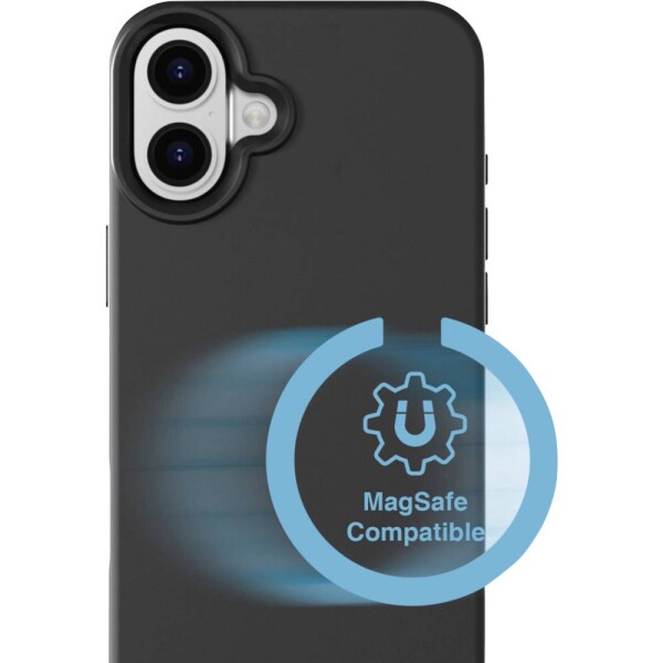 4Smarts Silicone Case Cupertino zadní kryt na mobil Apple iPhone 16 černá 1552552 541186