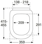 VILLEROY & BOCH - Subway WC sedátko, QuickRelease, alpská bílá 9M55Q101