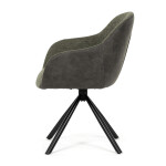 Jídelní židle, zelená, látka, DCH-Y1143 GRN2