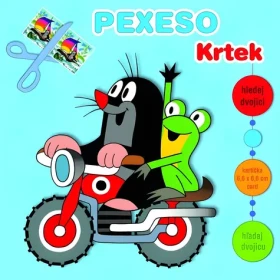 RAPPA Pexeso v sešitu Krtek a motorka
