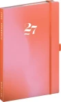 NOTIQUE Planbook Korál 2027 / Diář se zápisníkem / 13 × 21 cm
