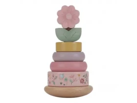 Little Dutch Nasazovací kroužky dřevěné Fairy Garden