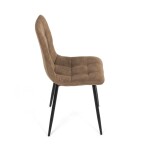 Jídelní židle, hnědá, látka vintage, CT-281 COF3