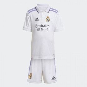 Dětský fotbalový set Real Madrid H Mini Jr HA2667 - Adidas bílá s fialovou 92