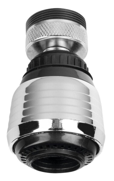 AQUALINE - Perlátor s kloubem a přepínačem, vnitřní závit M22x1, vnější závit M24x1, ABS/chrom B003