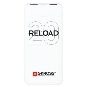 SKROSS DN57 powerbank Reload 20 bílá / 20000mAh / 2x 2A výstup / microUSB kabel (7640166322467)