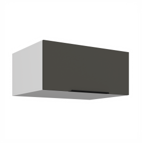 Horní skříňka Aria 80 NAGU-36 1F Barva korpusu: Bílá, Barva dvířek: GR - Graphite AFM