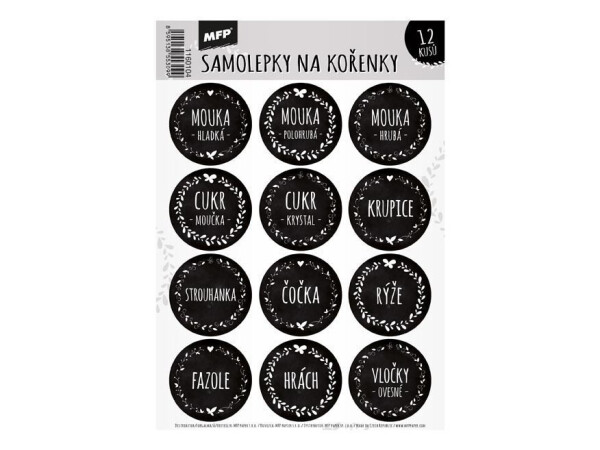 Samolepky na kořenky mouka