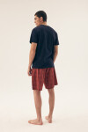 PÁNSKÉ PYŽAMO DASH 42622 SS25 NAVY BLUE-RED XL