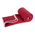 Fleecová deka vínová 130 x 170 cm