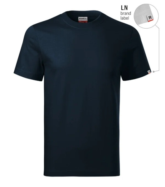 Base tričko unisex námořní modrá 02 (brand label) L