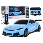 Mamido Elektrické auto na dálkové ovládání R/C s nabíjecí stanici modré