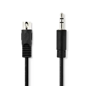 Nedis DIN Audio kabel DIN 5pinová (M) - jack 3.5 mm (M) 1.00 m černá (CAGL20100BK10)