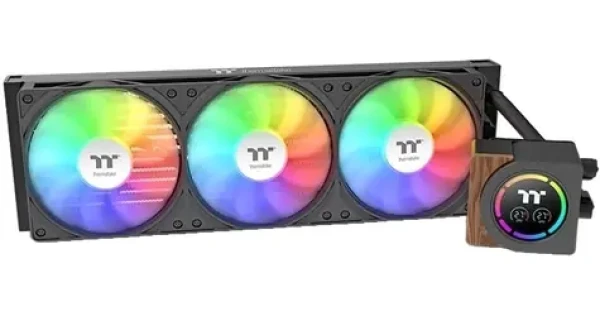 Thermaltake LB360-S ARGB LCD gunmetal / AIO vodní chladič CPU / 3x 120mm / do 1900 RPM / 33.8 dB / 76.8 CFM (CL-W506-PL12SW-A)